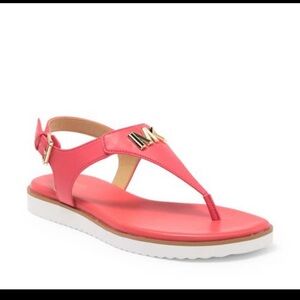 MICHAEL KORS  Jilly Flat Sandal - Dahlia Size 7.5
